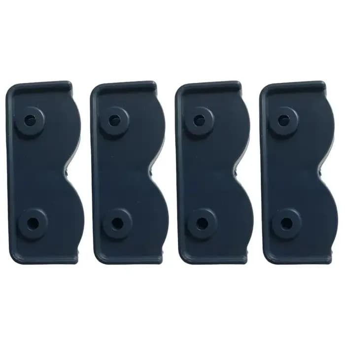 Connecteur de rechange rectangulaire en plastique noir, support de connexion pour auvent de jardin, 