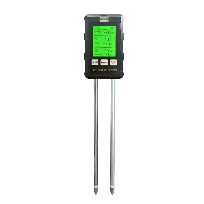 Testeur de sol 6 en 1, fertilité du sol, pH, température, humidité, lumière du soleil, analyseur de 