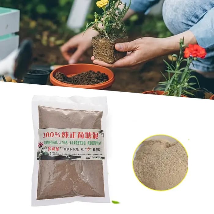 200g naturel Lotus étang boue jardin furtile aquatique bonsaï fleur sol nutritif pour bol spécial Lo