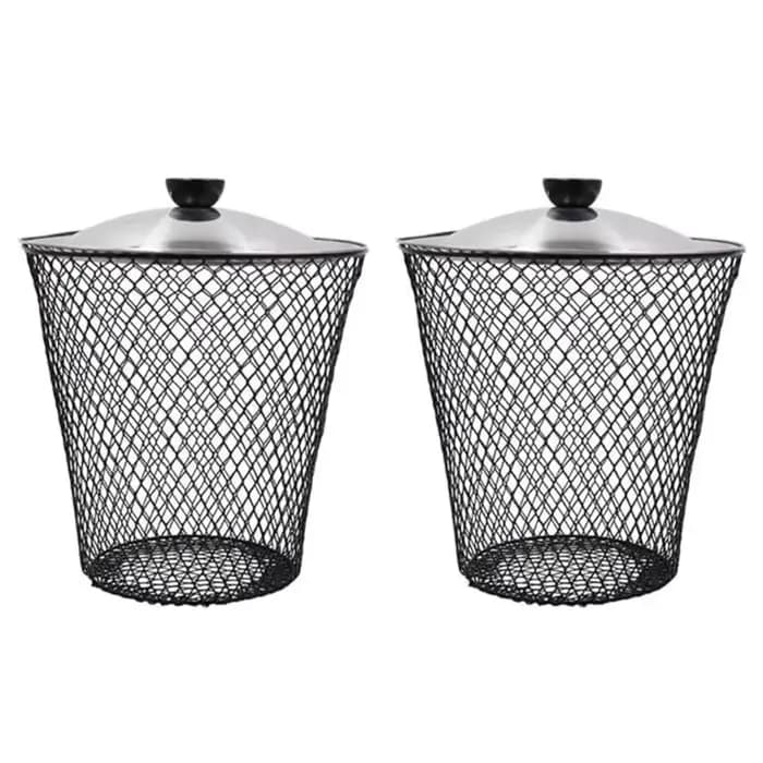 Paquet 2 bacs à compost vers moulus pour l'enrichissement organique du l'amélioration du jardin M4YD