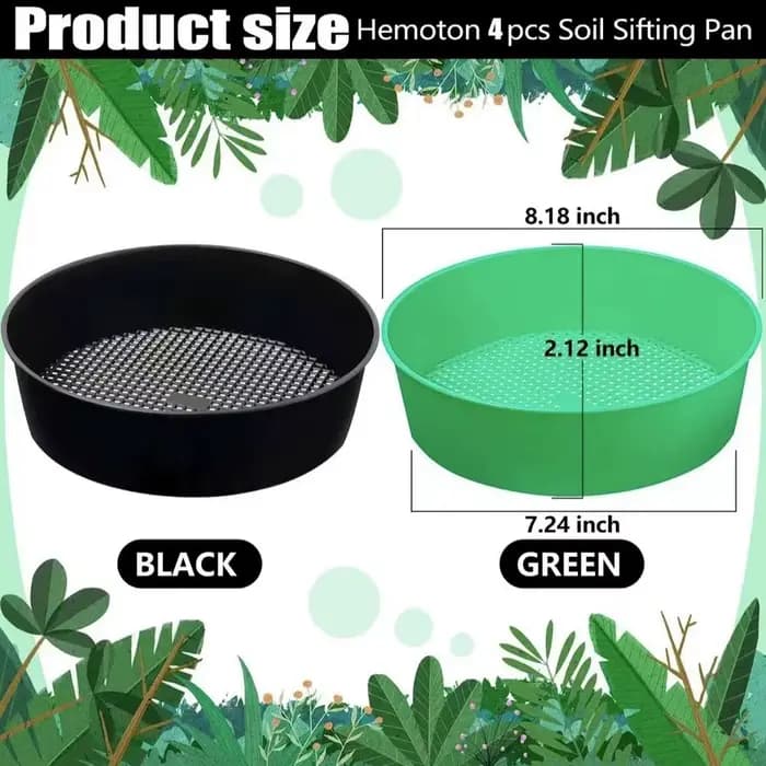 Filtre à mailles en plastique pour tamisage de terre et de pierres, outils de jardinage pour la mais