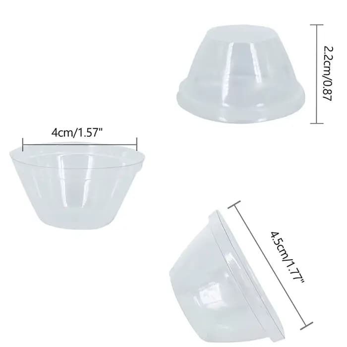 Dôme de culture Transparent, 50 pièces, dôme d'humidité, dôme de jardin réutilisable, Mini dôme de p