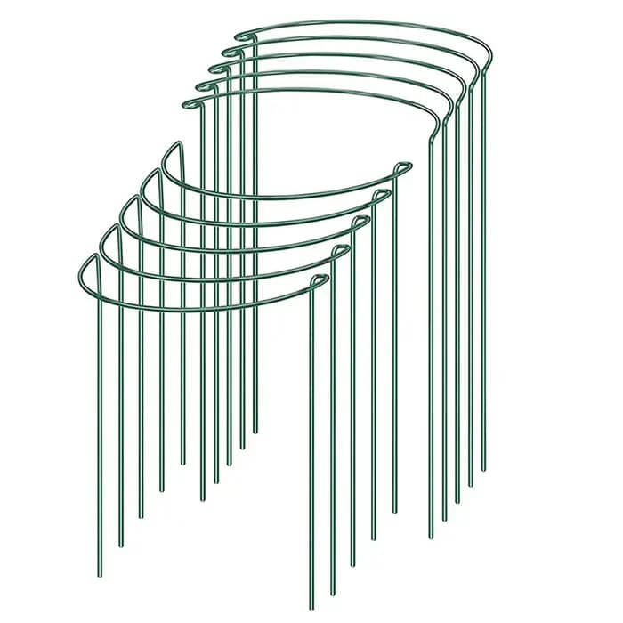 Piquets de Support de plantes en métal robuste, 2 pièces, cadre de Support d'escalade pour jardin, g