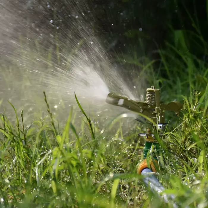 Arroseur de pelouse de jardin avec support de buse, arroseur d'eau rotatif en alliage de zinc, buses