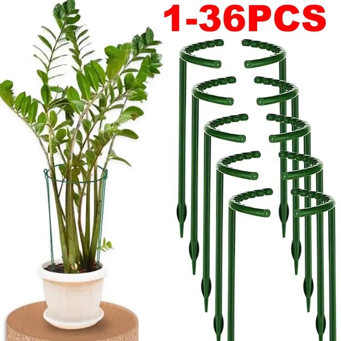 Support de plante en plastique, cadre de Pile, Arrangement de serre, tige fixe en demi-cercle, Suppo