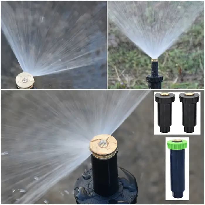 Arroseur Popup pour pelouse et jardin, Rotation à 90/180/360 degrés, buses de dispersion de remplace