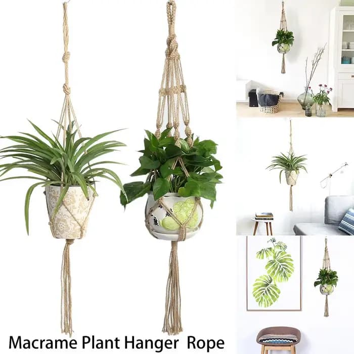 Porte-plante Sonramé fait à la main, cintre pour pot de fleur, décoration murale, cour et jardin