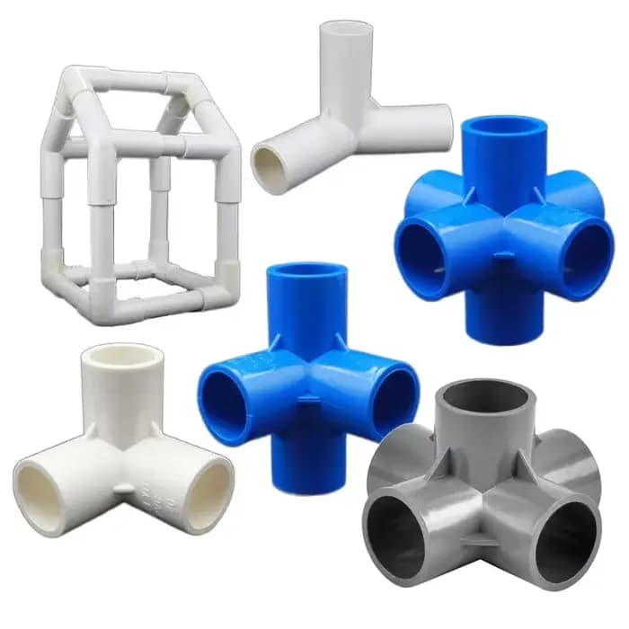 Raccords de tuyaux d'alimentation en eau, diamètre intérieur 20mm-40mm 3 voies/4 voies/5 voies Conne