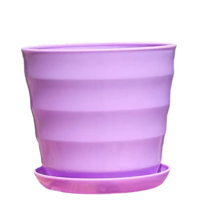 Pot de fleurs en plastique multicolore, pot de plantation horticole, pot de fleurs succulentes avec 