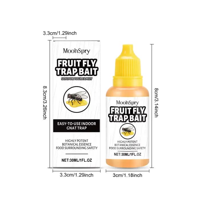 Appât piège à mouches pour fruits, formule de sorbite, capture efficace des mouches des fruits, idéa
