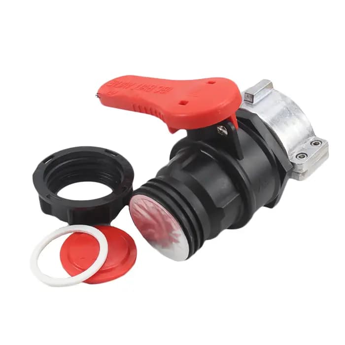 Adaptateur fourre-tout IBC à filetage grossier, connecteur de assujetà bille, adaptateur à filetage 
