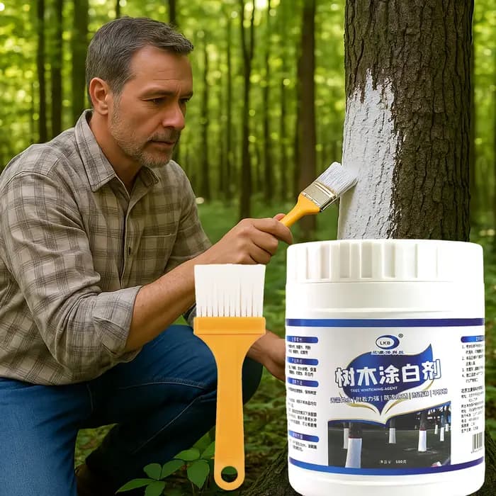 Peinture blanche pour arbre, tout-en-un, congélation, revêtement de protection contre le froid, tron