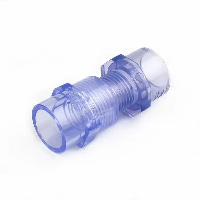 Connecteurs de tuyaux UPVC transparents bleus de haute qualité, 20 ~ 63mm, raccords de tubes de Drai