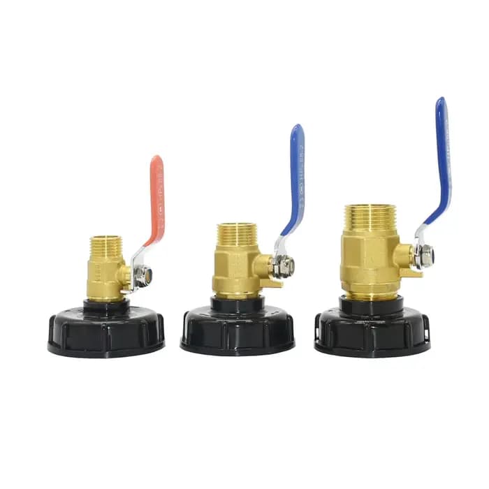 Adaptateur de réservoir IBC S60 x 1/2 3/4, connecteur fileté de 1 pouce, raccord de réservoir de Val