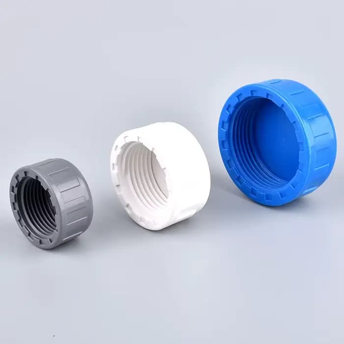 Connecteurs de bouchon d'extrémité en PVC à filetage femelle 1/2 ''-2'', 2 pièces, Joint de bouchon 