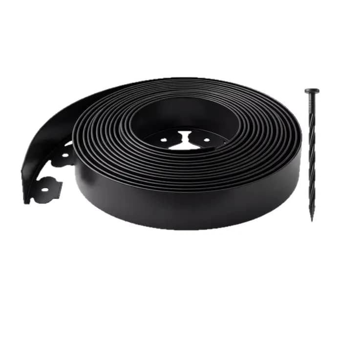 Bande séparatrice de jardin de 10 m, bordure flexible pour arbre, barrière anti-éclaboussures de ter