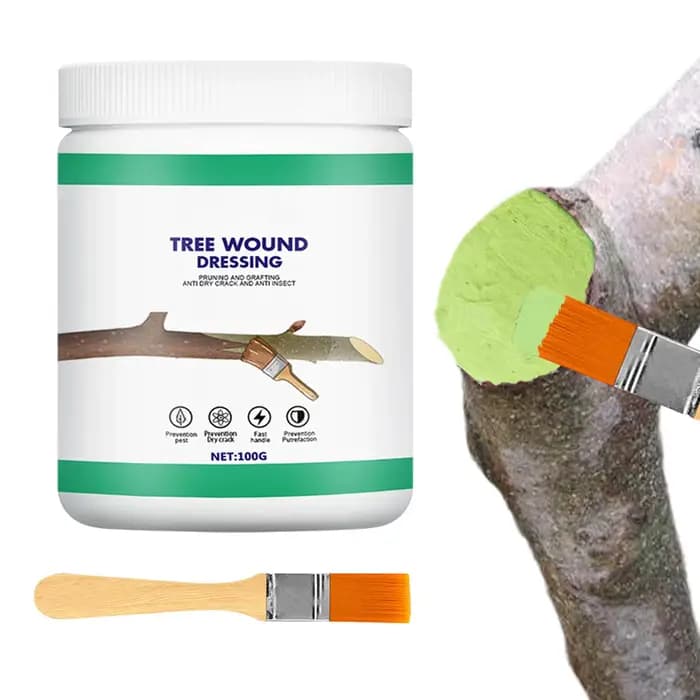 Pâte protectrice naturelle pour plaies d'arbres, 100g, pour écorces endommagées, scelle et guérit le