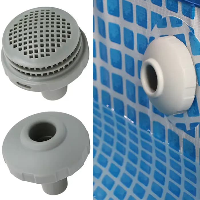 Pour INTEX 32mm buse d'entrée d'écran de piscine connexion de tuyau 1.25 pouces Kit de remplacement 