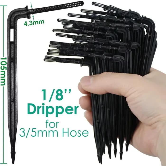 KESLA-Kit de système d'irrigation goutte à goutte pour serre, tuyau en PVC 8H, perforateur de jardin