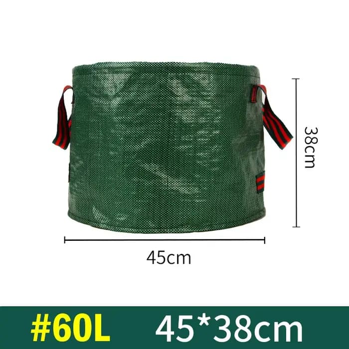 Sac de déchets de jardin 60L-500L, sac de jardin de grande capacité, sac à feuilles étanche réutilis