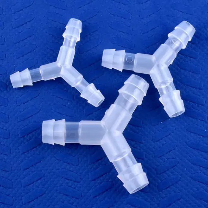 5 à 200 pièces, plastique de qualité alimentaire, 4 à 16 mm, ∠120 °   Connecteur en T de type Y pour