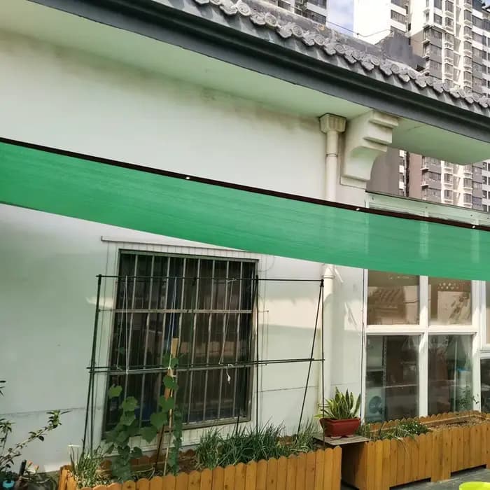 Filet d'ombrage vert anti-UV HDPE, 45%, 80%, gazébo extérieur en maille, couverture solaire pour ser