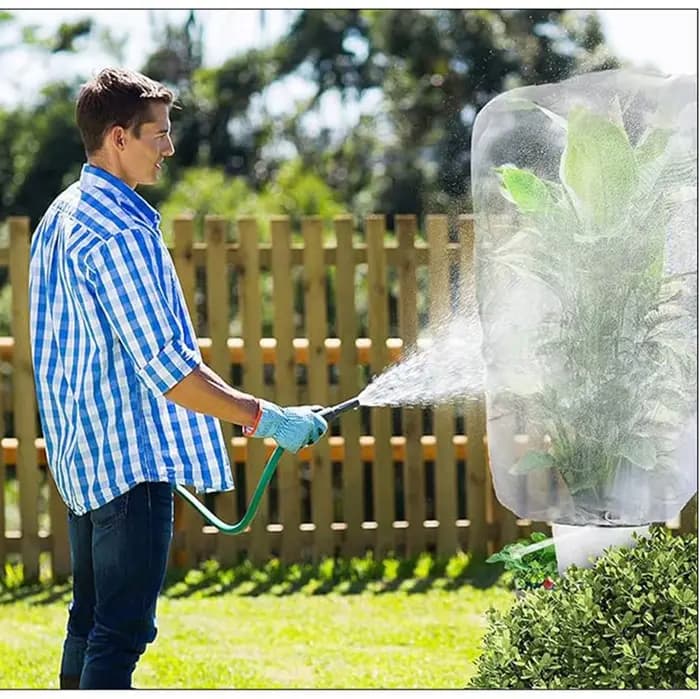 Filet de jardin Extra-épais avec cordon de serrage et fermeture éclair, Protection contre les insect