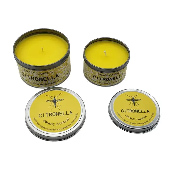 Bougie à citronnelle, bougies décoratives d'extérieur pour Patio, anti-moustiques, longue durée, bou