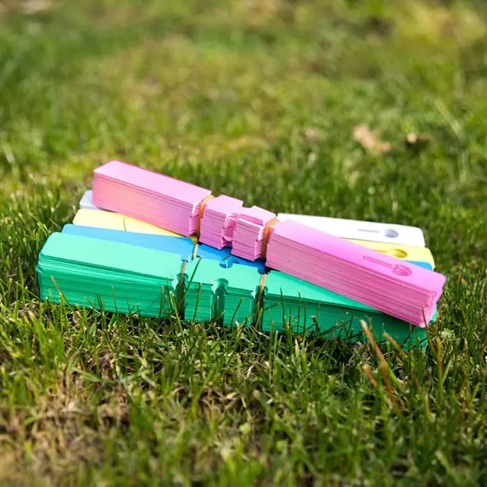 Étiquette volante pour plantes de jardinage, 30 à 100 pièces, carte d'identification en plastique, e