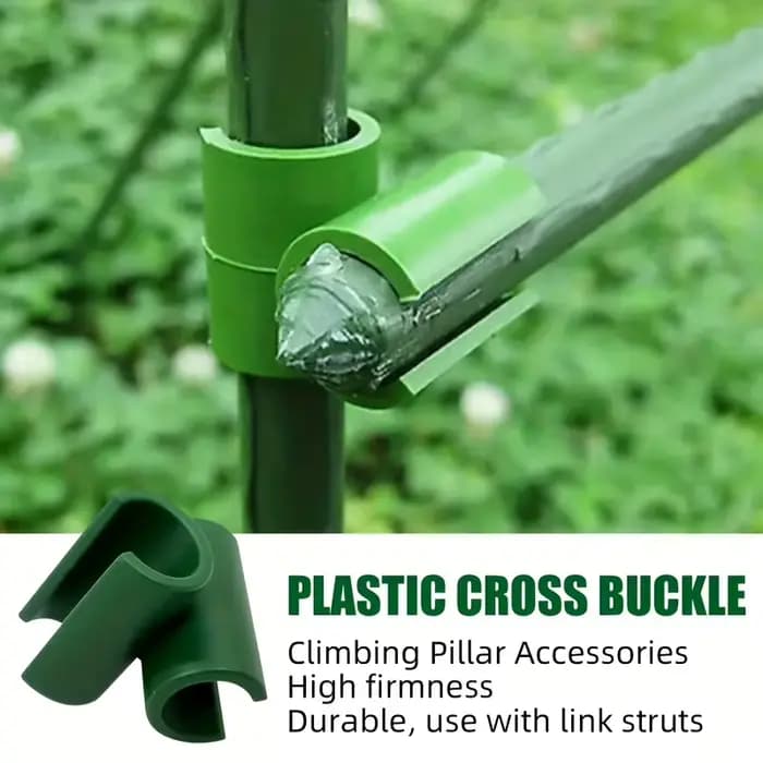 Support de connecteur en treillis, 50 pièces, clips croisés pour cadre de jardin, 8mm/11mm/16mm/20mm