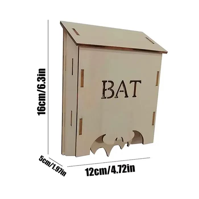 Nichoir en bois DIY pour insectes, habitat multi-espèces pour insectes, oiseaux et chauves-souris, b