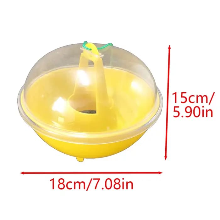 Piège à abeilles en forme de dôme en plastique suspendu pour l'extérieur, piège à guêpes, pour la mo