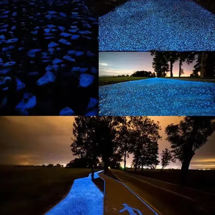 1000-3000 pièces sable lumineux brille dans la nuit galets pierre maison jardin cour chemin extérieu