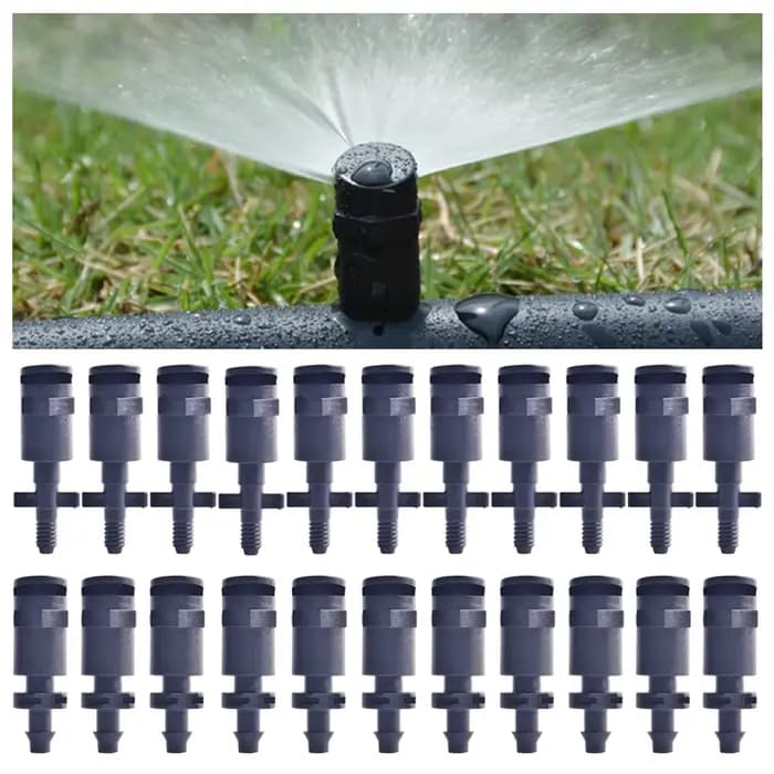 Arroseurs à buse de réfraction à 180 degrés, avec connecteurs à vis de 1/4 pouces ou 4/7mm, buse à t