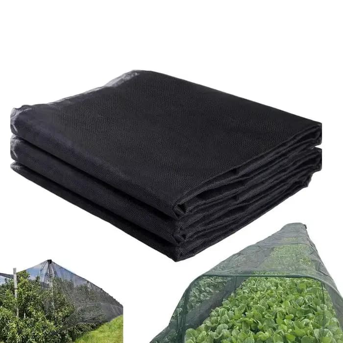 Filet anti-insectes de jardin noir, réutilisable, Anti-oiseau surélevé, couverture de lit de jardin,