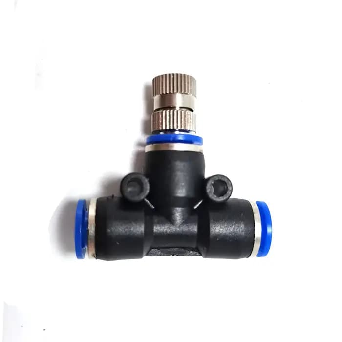 Buse de Brumisation avec Té de 6mm, Connexion Rapide, Arroseur d'Irrigation de Jardin pour Système d