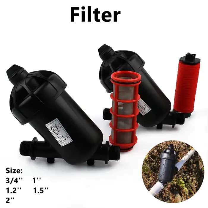 Filtre de Type Y 3/4 ''1'' 1.2'' 1.5 ''2'' 2.5 '', Joints PE/PVC, Filtration d'eau d'irrigation agri