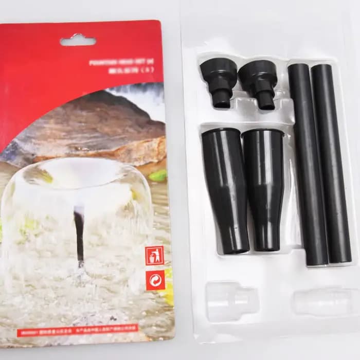 Tête de buse en plastique multifonctionnelle pour fontaine d'étangs de jardin, 8 pièces, 4 buses dif