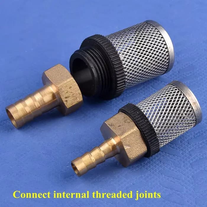Filtre de pompe à eau en acier inoxydable, filtre de tuyau d'irrigation de jardin, écran de filtre p