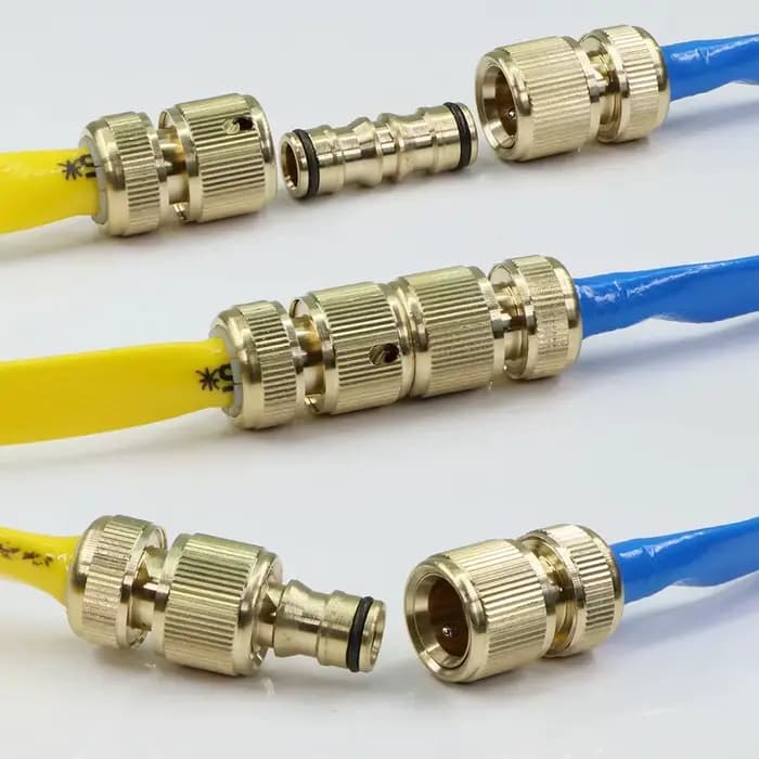Adaptateur de tuyau en laiton, connecteur rapide, tube d'irrigation, joint de réparation allergique,