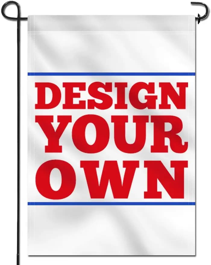 Drapeau de jardin personnalisé Double face, 30x45 CM, œuvre d'art en Polyester, imprimez votre propr