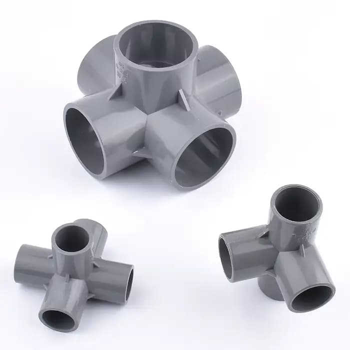 Raccords de connecteur de jardin en PVC gris 20/25/32/40/50mm droits 90 °   Adaptateur de tuyau d'ea