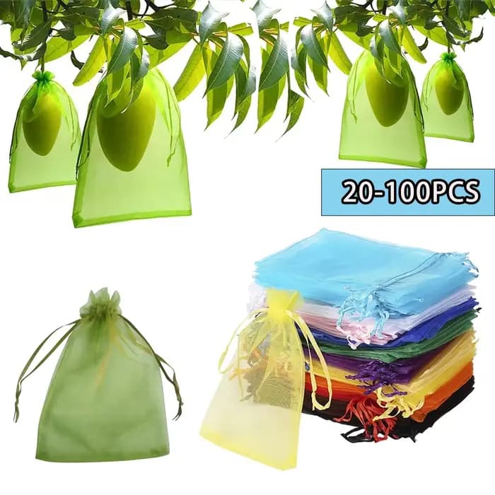 Sacs de culture de légumes et de raisins, 20 à 100 pièces, sacs de Protection des fruits, filet Anti