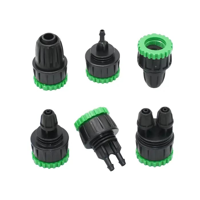 Adaptateur de Système d'Irrigation Goutte à Goutte pour Tuyau de Jardin, Connecteur Barbelé, 1/2, 3/