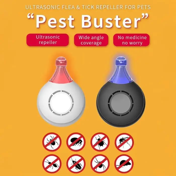Répulsif anti-insectes portable, rejet antiparasitaire ultrasonique, anti-puces, anti-tiques, anti-p