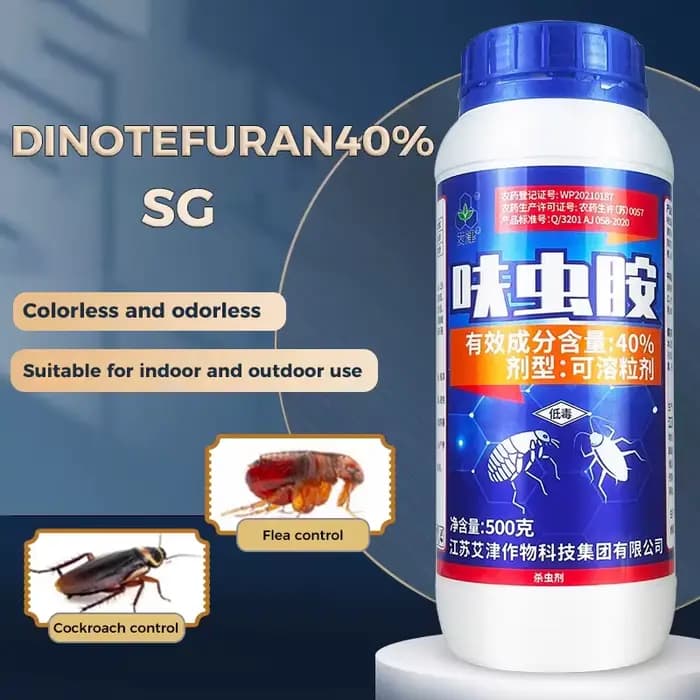 Dinotefuran40%SG, insecticide pour éliminer les cafards, les puces et les parasites domestiques - ef