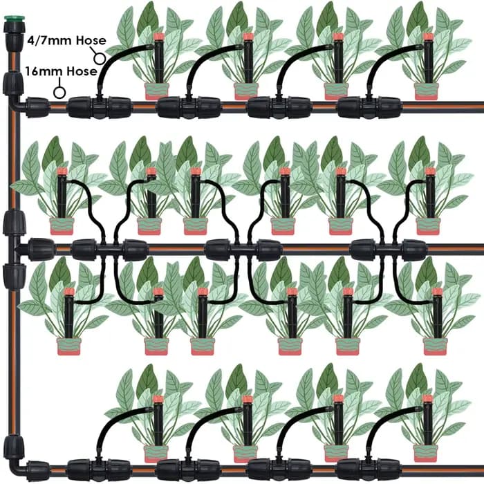 KESLA-Connecteur de tuyau en T avec verrouillage fileté, adaptateur d'eau d'irrigation de jardin ver