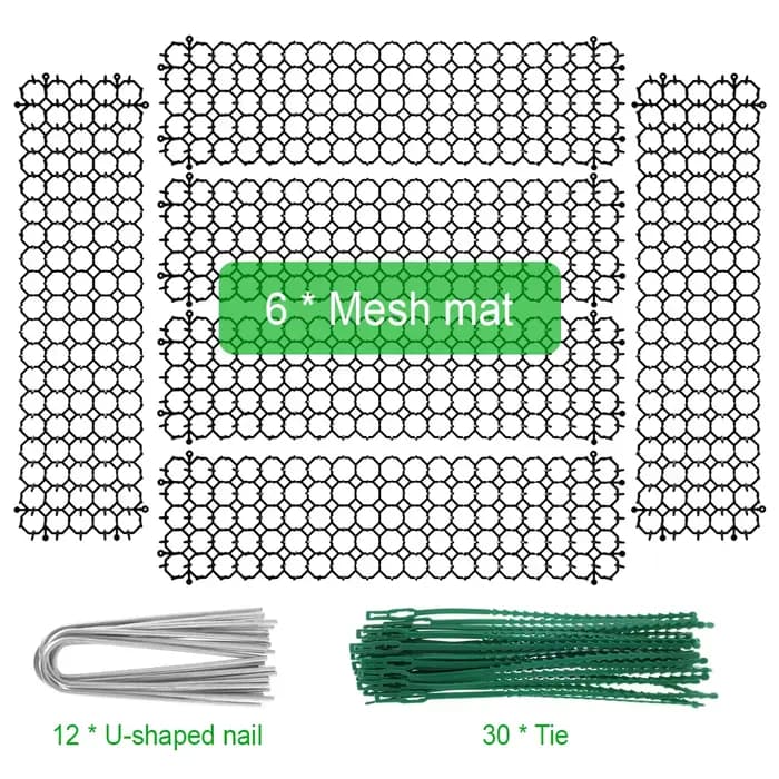 Bande de pincettes de jardin, 6/10 pièces, tapis de dissuasion répulsif pour chat, bandes de pinceme