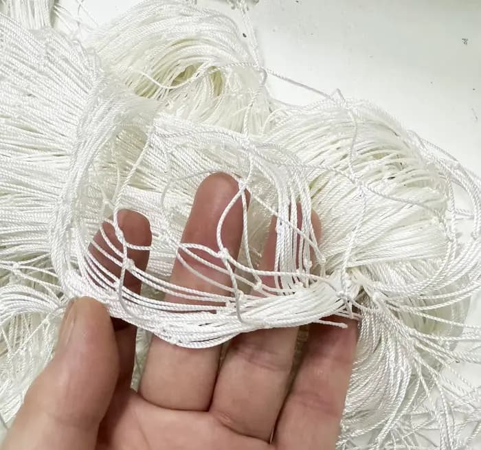 Filet en nylon robuste, filet anti-oiseaux noué, filet de protection pour clôture et cultures de jar