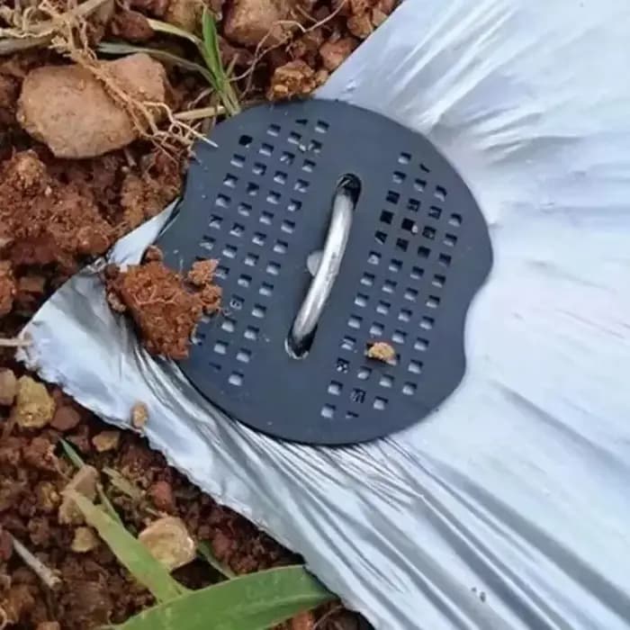 Piquets de jardin en acier galvanisé en forme de U avec joints d'étanchéité, pour aménagement paysag